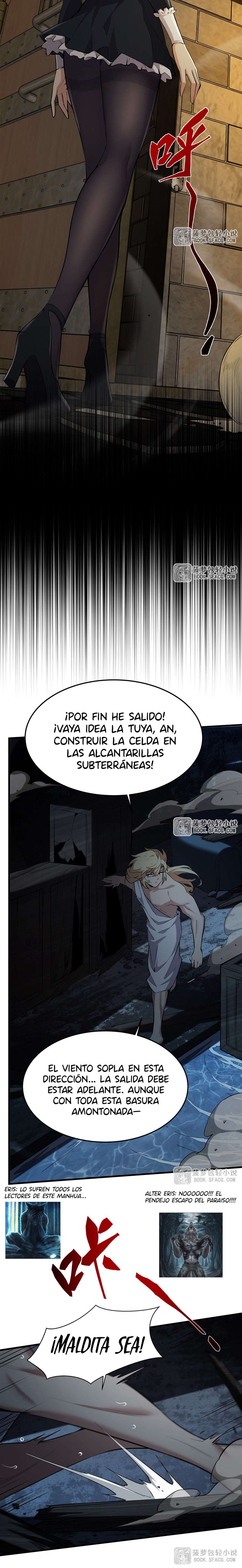 El villano rubio de la novela de la protagonista femenina quiere ser feliz Capitulo 24 página 10