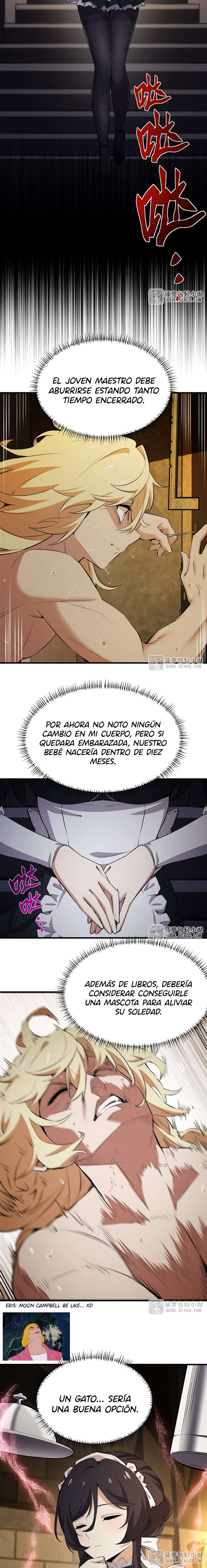 El villano rubio de la novela de la protagonista femenina quiere ser feliz Capitulo 24 página 8