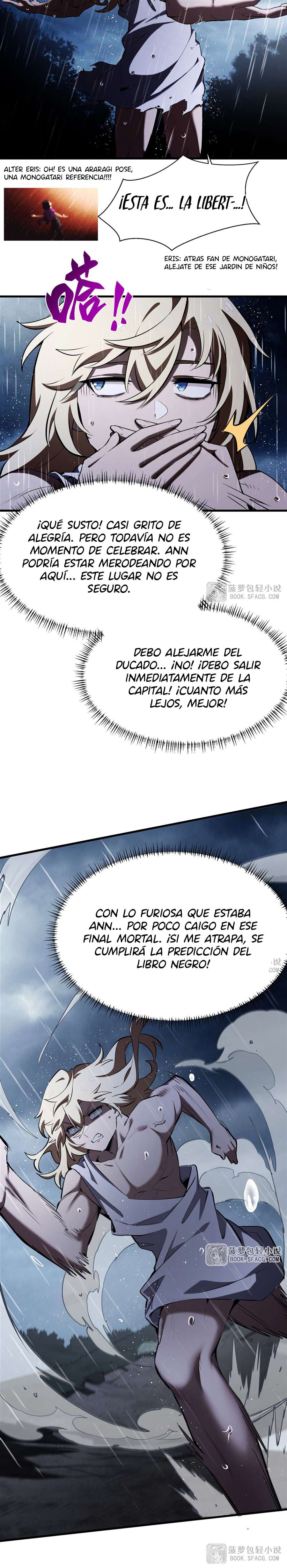 El villano rubio de la novela de la protagonista femenina quiere ser feliz Capitulo 25 página 13