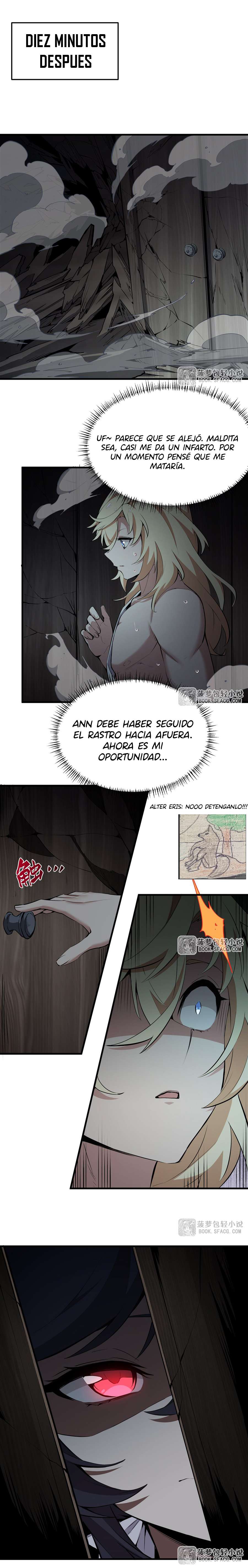 El villano rubio de la novela de la protagonista femenina quiere ser feliz Capitulo 25 página 8