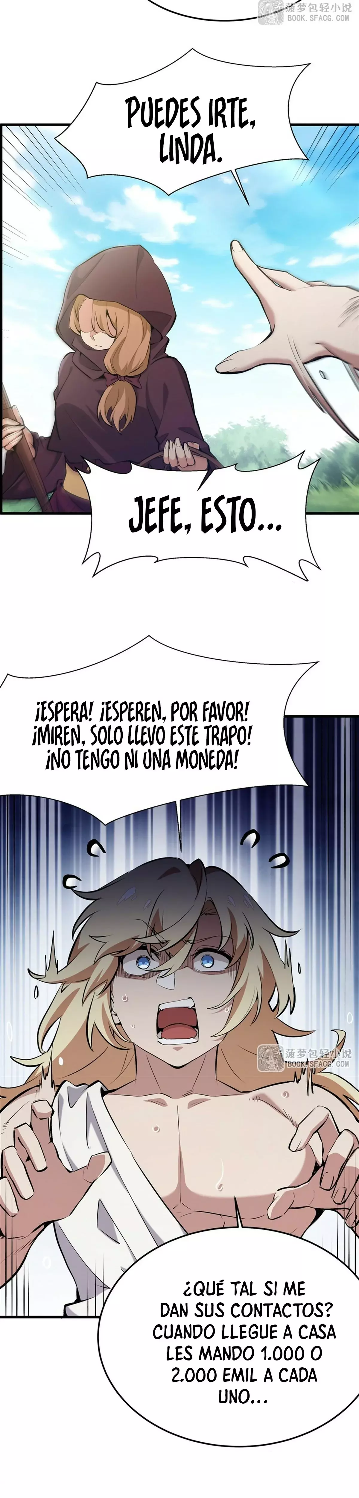 El villano rubio de la novela de la protagonista femenina quiere ser feliz Capitulo 26: ¡Si tienen agallas, vengan contra mí! página 13