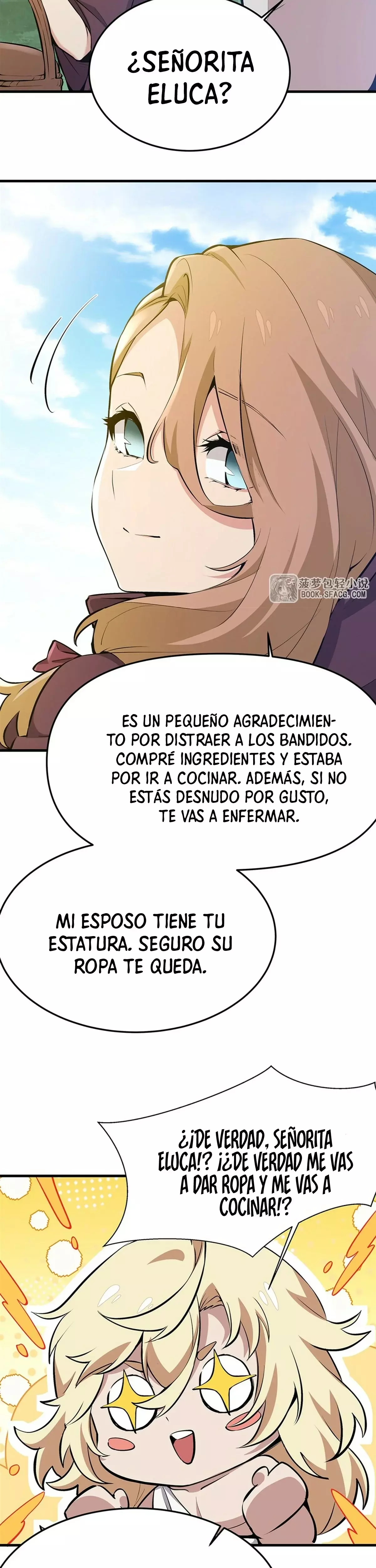 El villano rubio de la novela de la protagonista femenina quiere ser feliz Capitulo 26: ¡Si tienen agallas, vengan contra mí! página 22