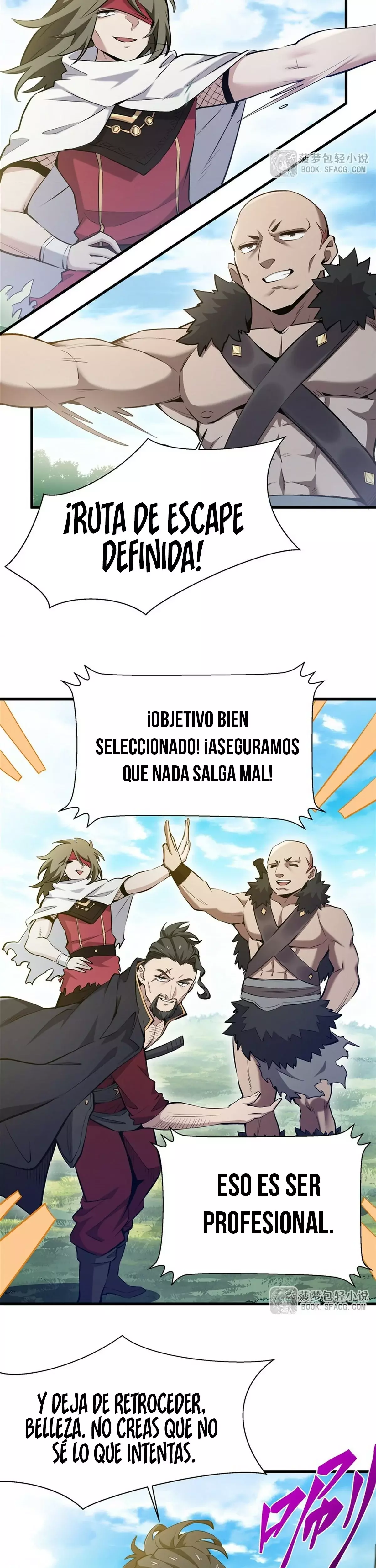 El villano rubio de la novela de la protagonista femenina quiere ser feliz Capitulo 26: ¡Si tienen agallas, vengan contra mí! página 9