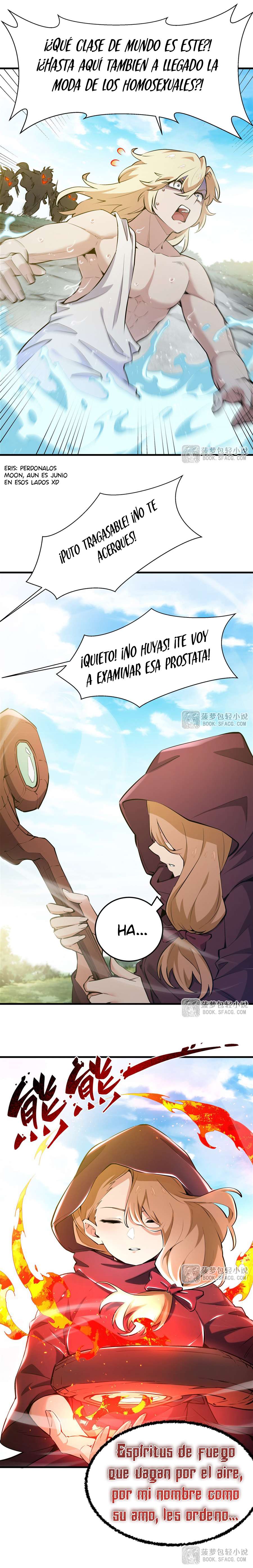 El villano rubio de la novela de la protagonista femenina quiere ser feliz Capitulo 26 página 9