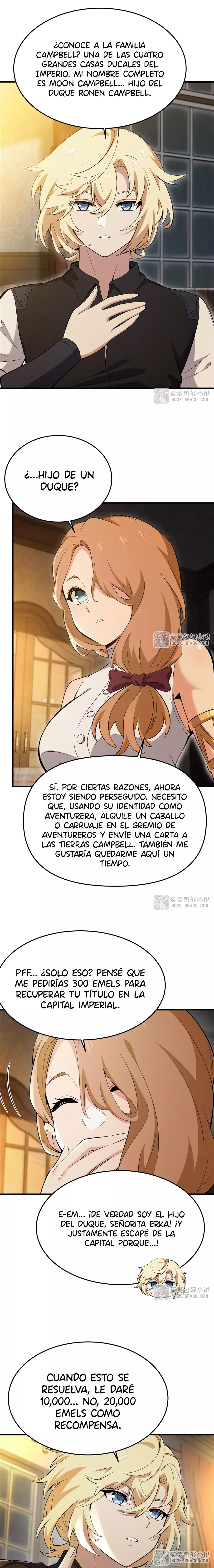 El villano rubio de la novela de la protagonista femenina quiere ser feliz Capitulo 27: Sonidos Extraños página 10