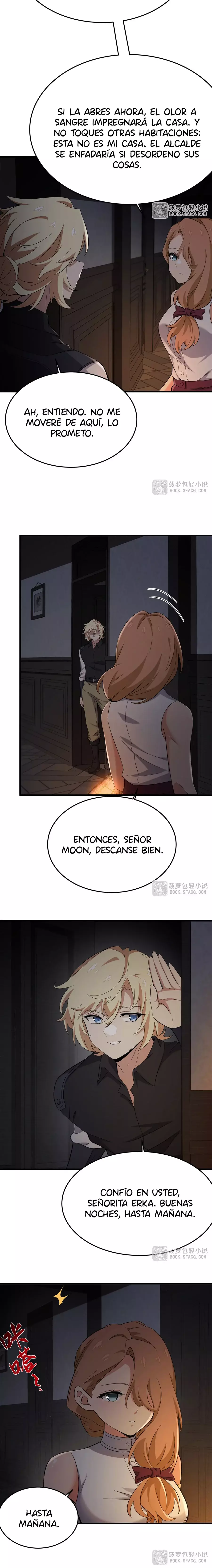 El villano rubio de la novela de la protagonista femenina quiere ser feliz Capitulo 27: Sonidos Extraños página 13