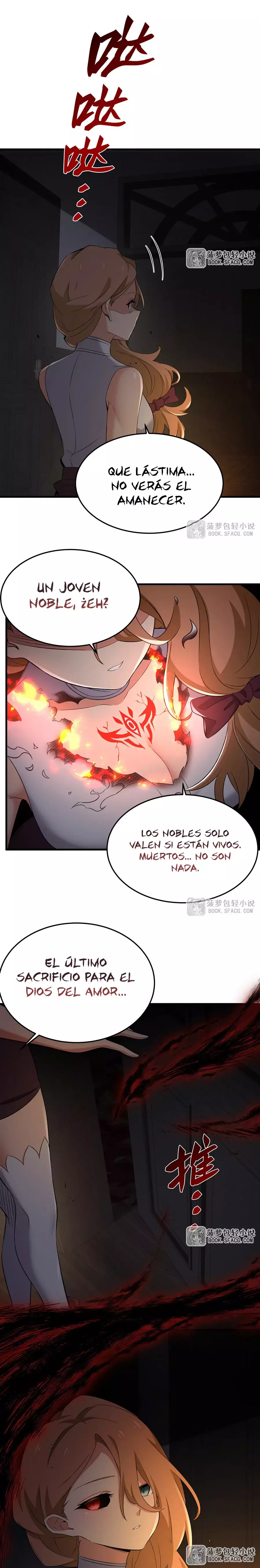 El villano rubio de la novela de la protagonista femenina quiere ser feliz Capitulo 27: Sonidos Extraños página 14