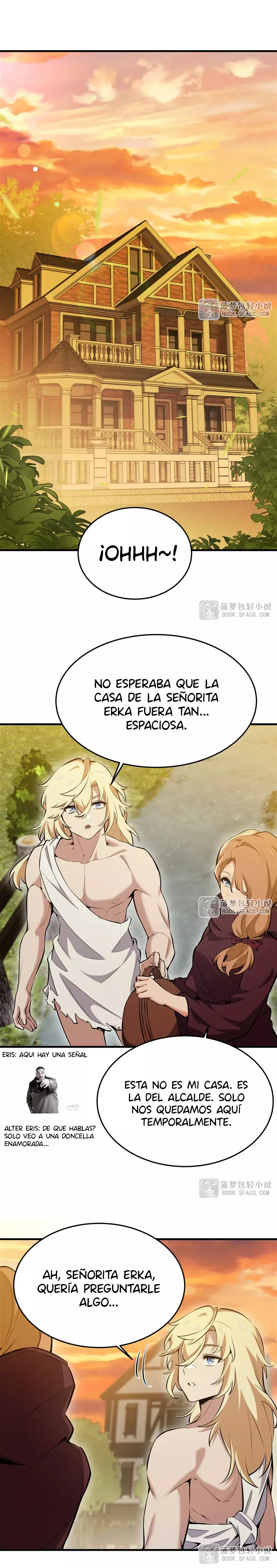 El villano rubio de la novela de la protagonista femenina quiere ser feliz Capitulo 27: Sonidos Extraños página 4