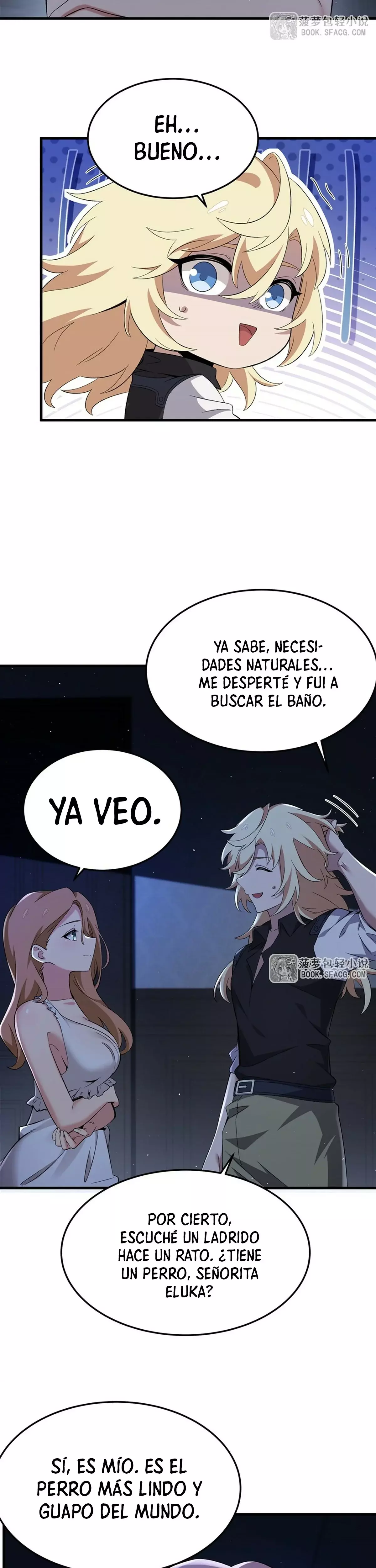 El villano rubio de la novela de la protagonista femenina quiere ser feliz Capitulo 28: Lo que no deberías ver página 6