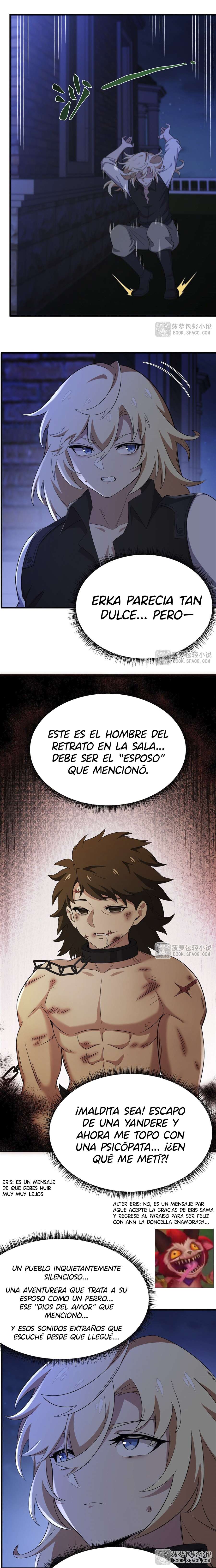 El villano rubio de la novela de la protagonista femenina quiere ser feliz Capitulo 28 página 9