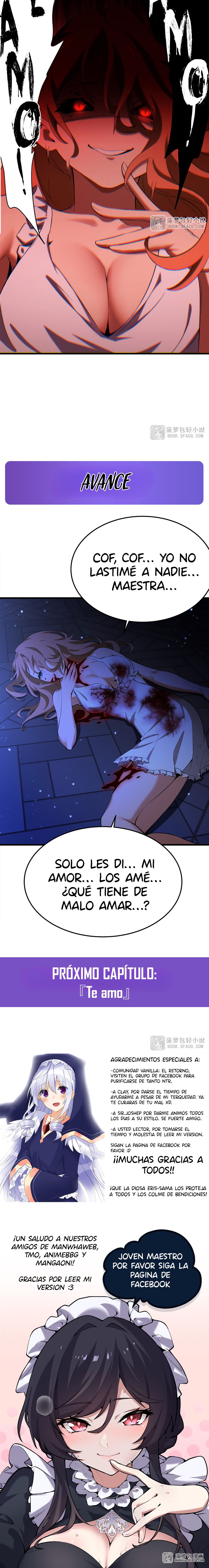 El villano rubio de la novela de la protagonista femenina quiere ser feliz Capitulo 29 página 8