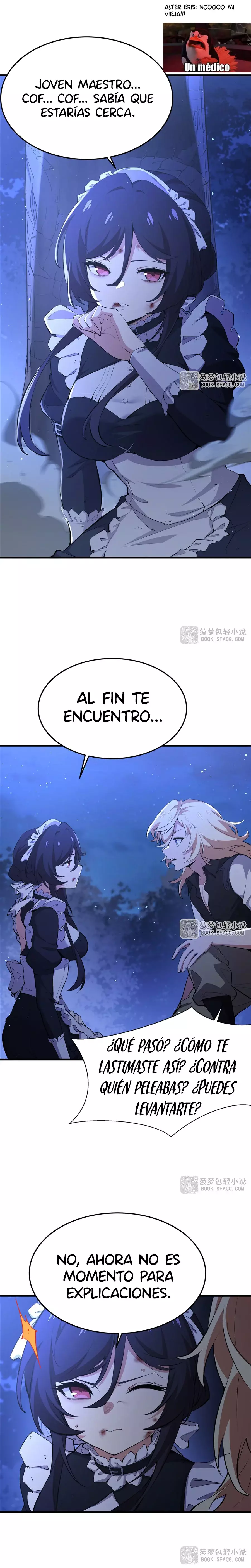 El villano rubio de la novela de la protagonista femenina quiere ser feliz Capitulo 30 página 11