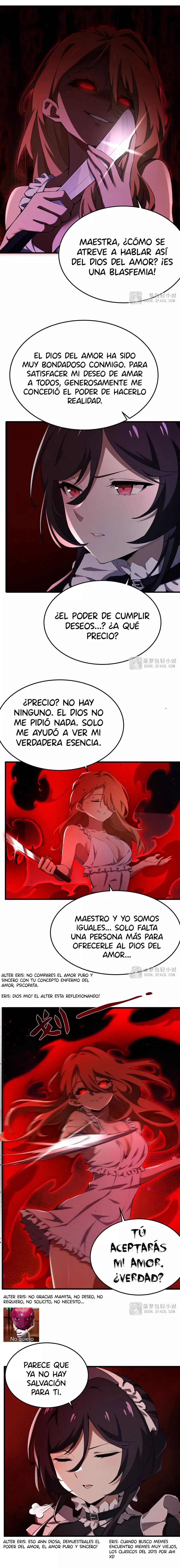 El villano rubio de la novela de la protagonista femenina quiere ser feliz Capitulo 30 página 2