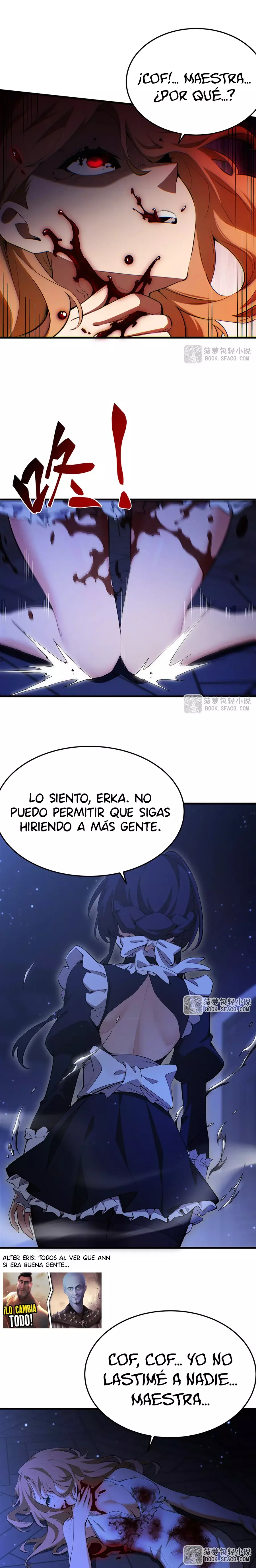 El villano rubio de la novela de la protagonista femenina quiere ser feliz Capitulo 30 página 4