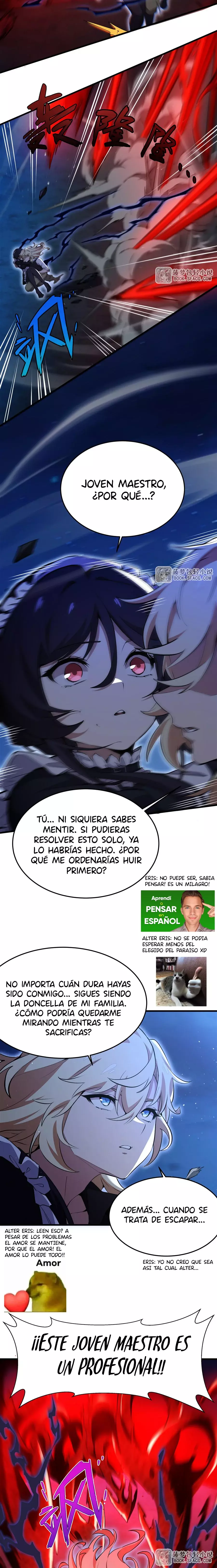 El villano rubio de la novela de la protagonista femenina quiere ser feliz Capitulo 31: Huida página 6