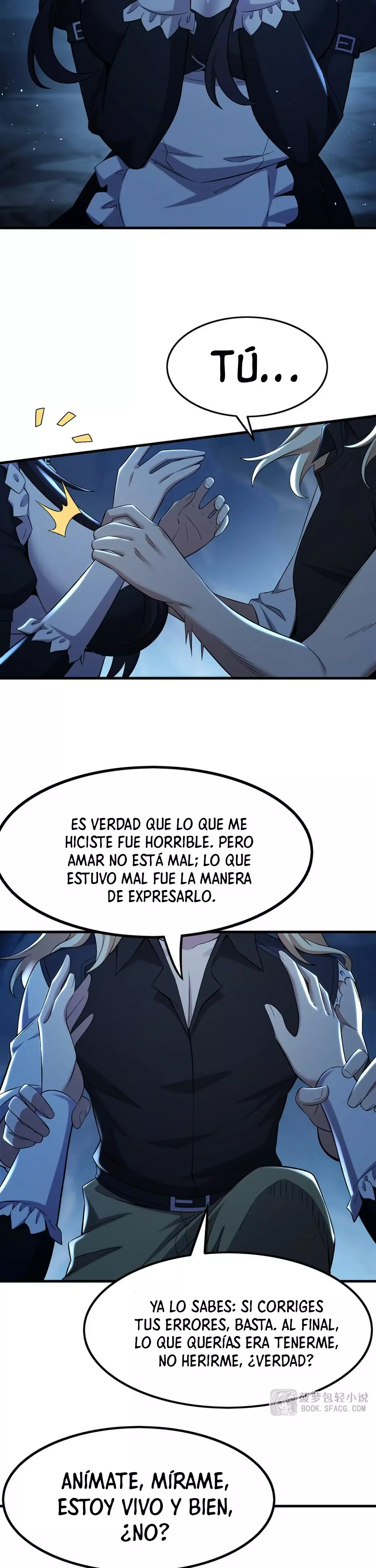 El villano rubio de la novela de la protagonista femenina quiere ser feliz Capitulo 32: Reponer Energía página 6