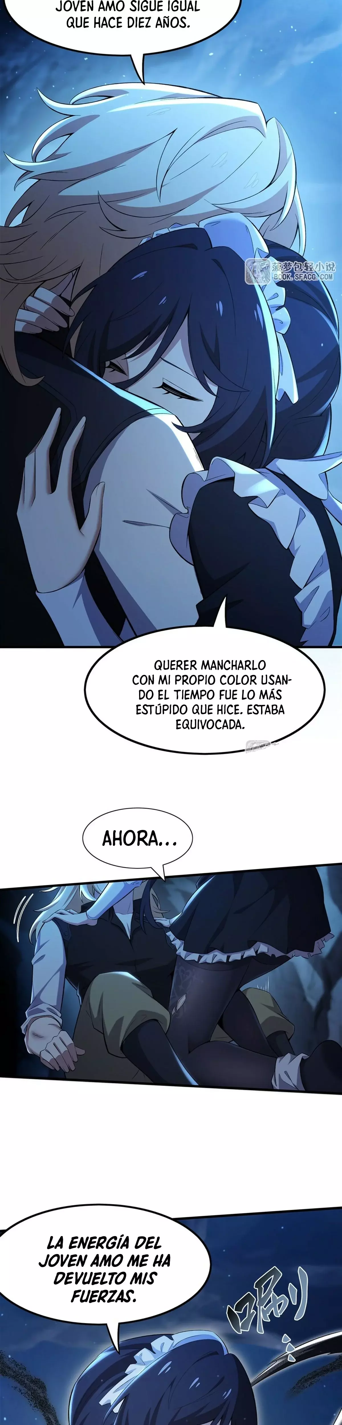 El villano rubio de la novela de la protagonista femenina quiere ser feliz Capitulo 32: Reponer Energía página 9