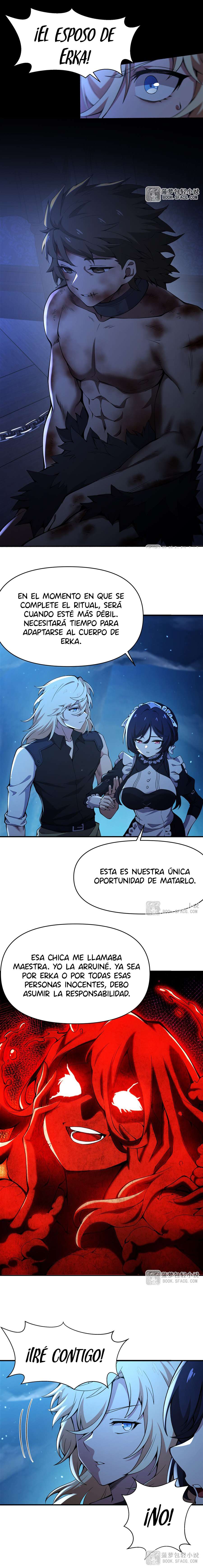 El villano rubio de la novela de la protagonista femenina quiere ser feliz Capitulo 32 página 9