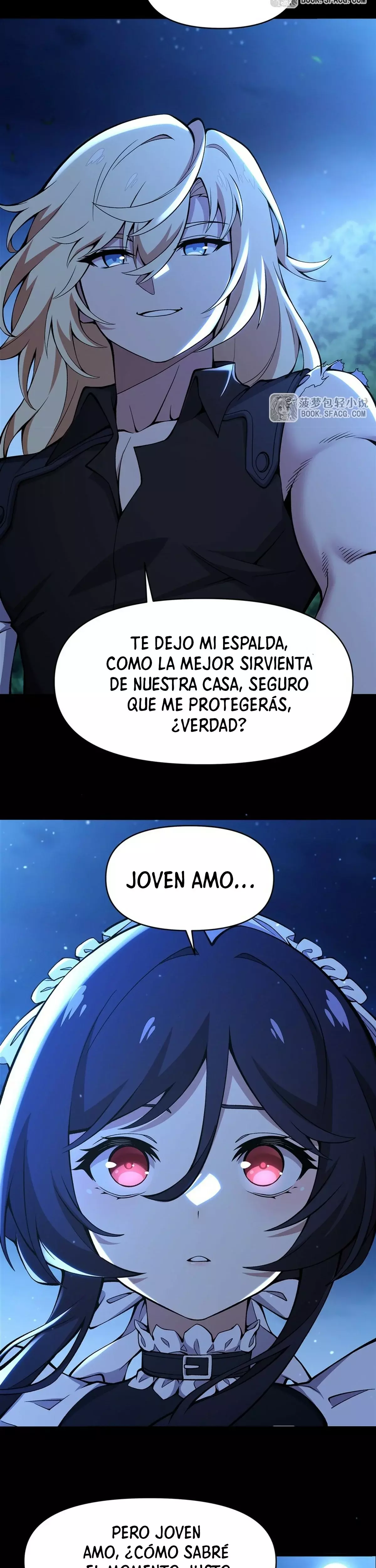 El villano rubio de la novela de la protagonista femenina quiere ser feliz Capitulo 33: Fuego de supresión página 14