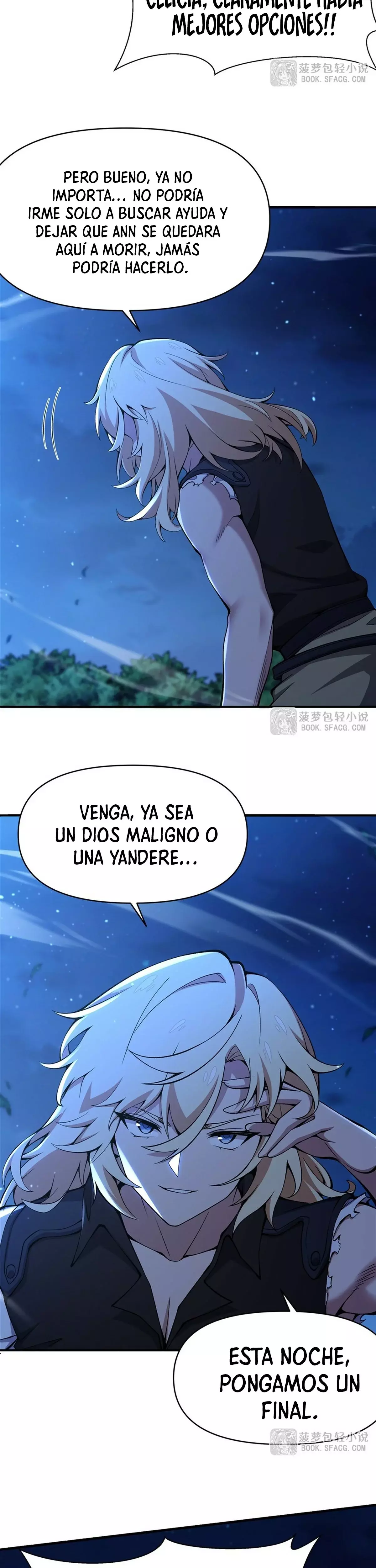 El villano rubio de la novela de la protagonista femenina quiere ser feliz Capitulo 33: Fuego de supresión página 5