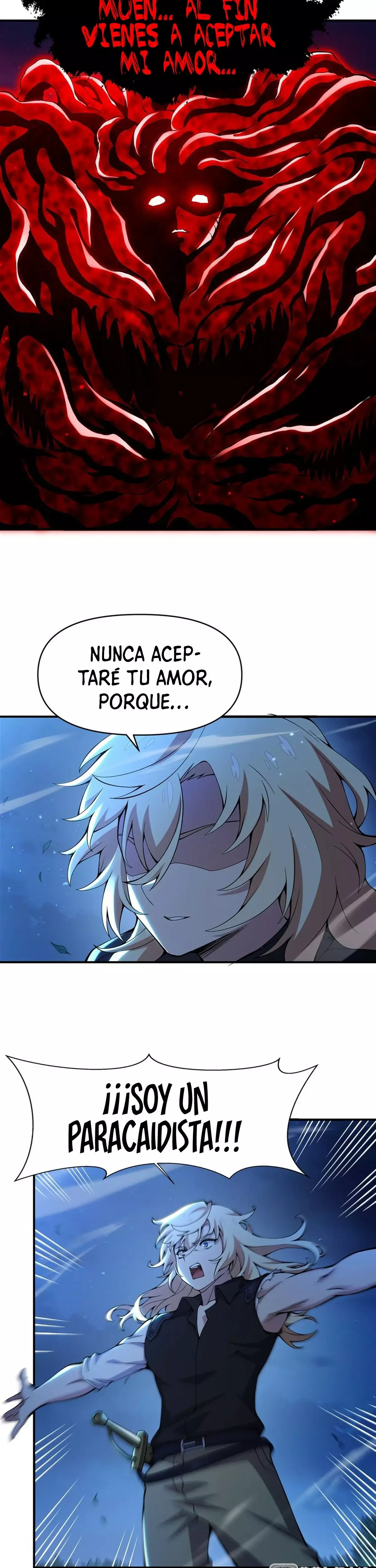 El villano rubio de la novela de la protagonista femenina quiere ser feliz Capitulo 33: Fuego de supresión página 7