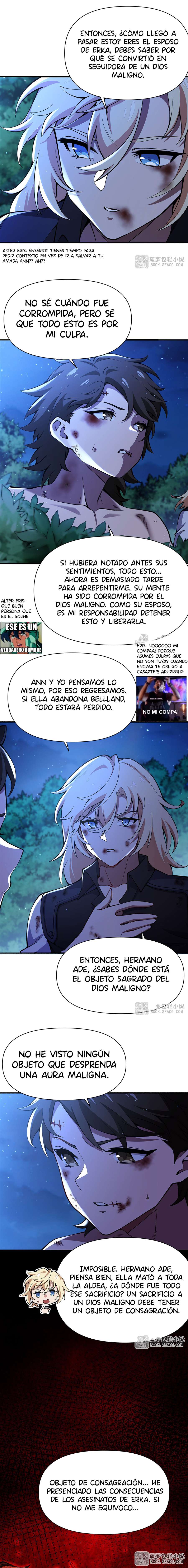 El villano rubio de la novela de la protagonista femenina quiere ser feliz Capitulo 34 página 12