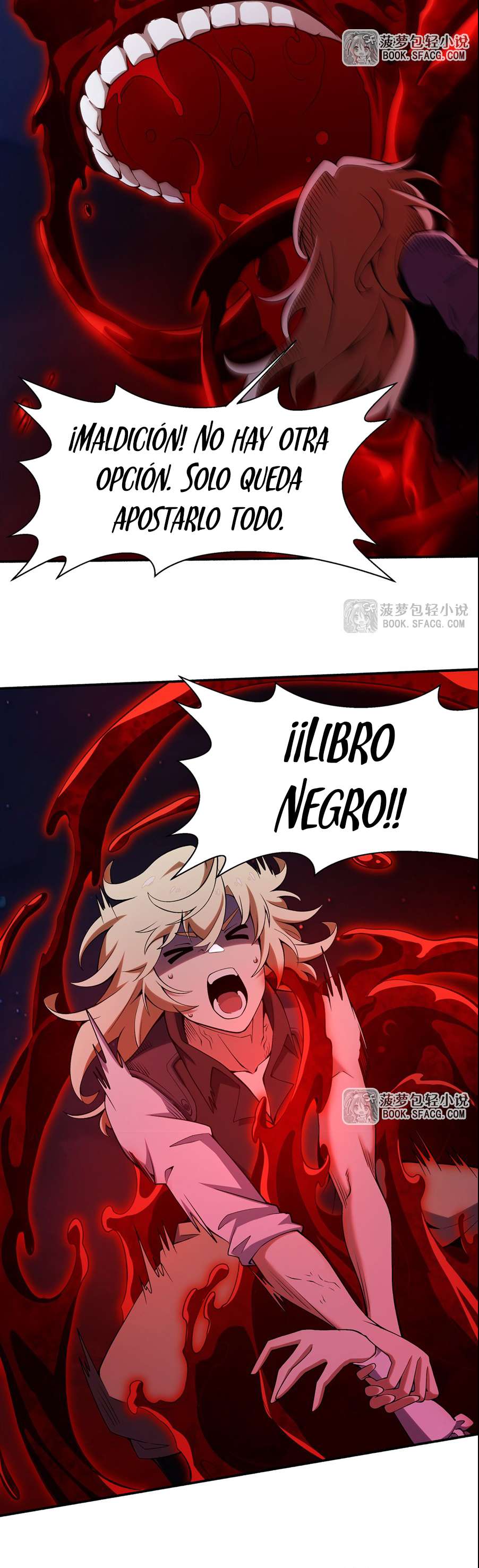 El villano rubio de la novela de la protagonista femenina quiere ser feliz Capitulo 35 página 36