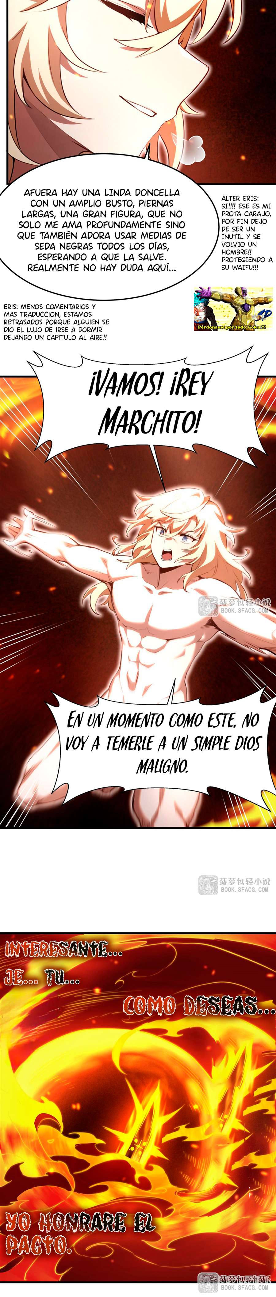 El villano rubio de la novela de la protagonista femenina quiere ser feliz Capitulo 36 página 9