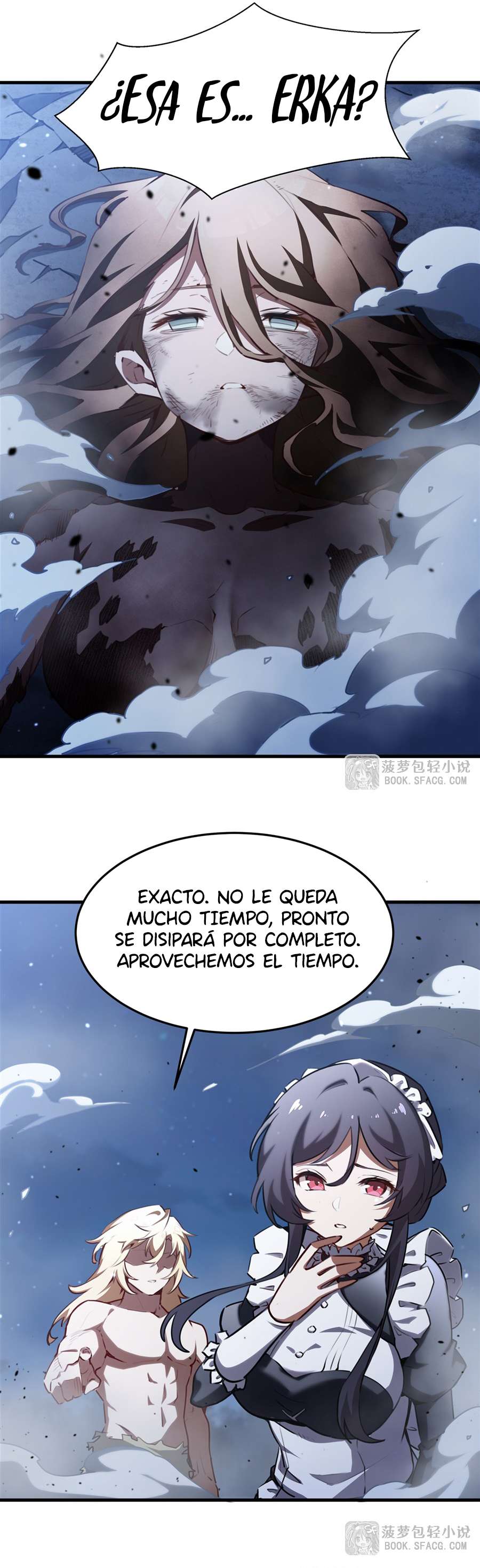 El villano rubio de la novela de la protagonista femenina quiere ser feliz Capitulo 37 página 18