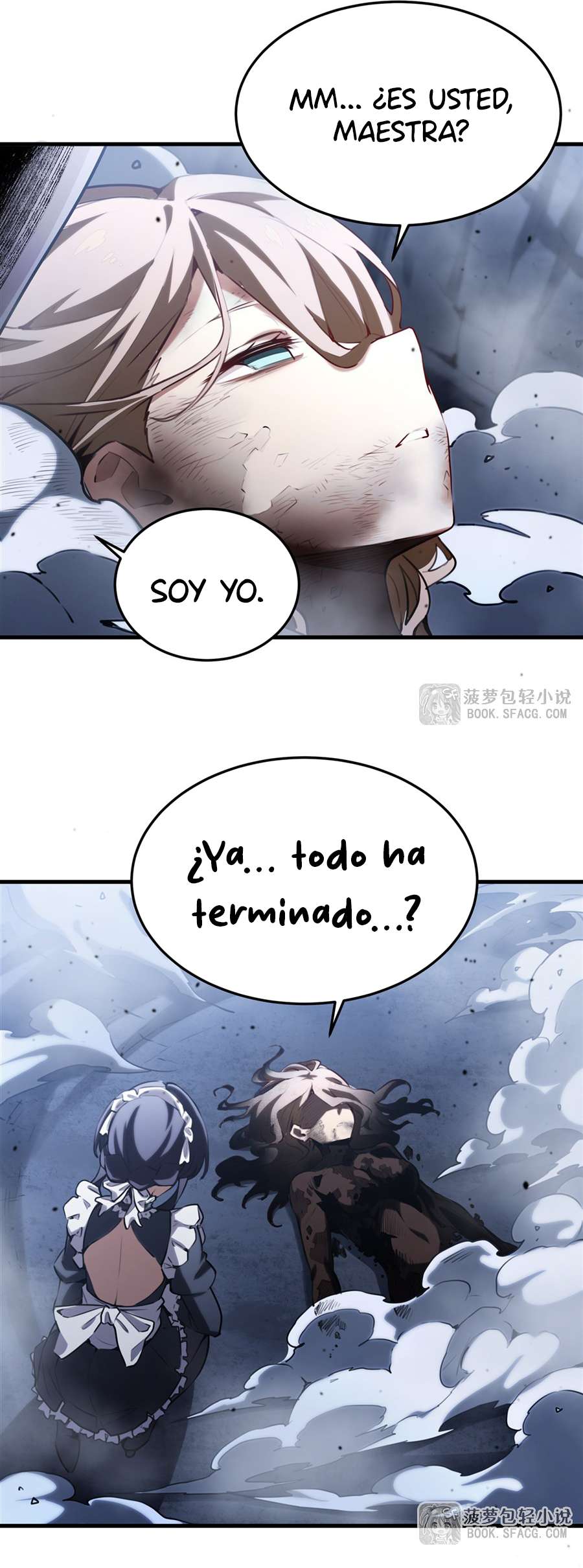 El villano rubio de la novela de la protagonista femenina quiere ser feliz Capitulo 37 página 19