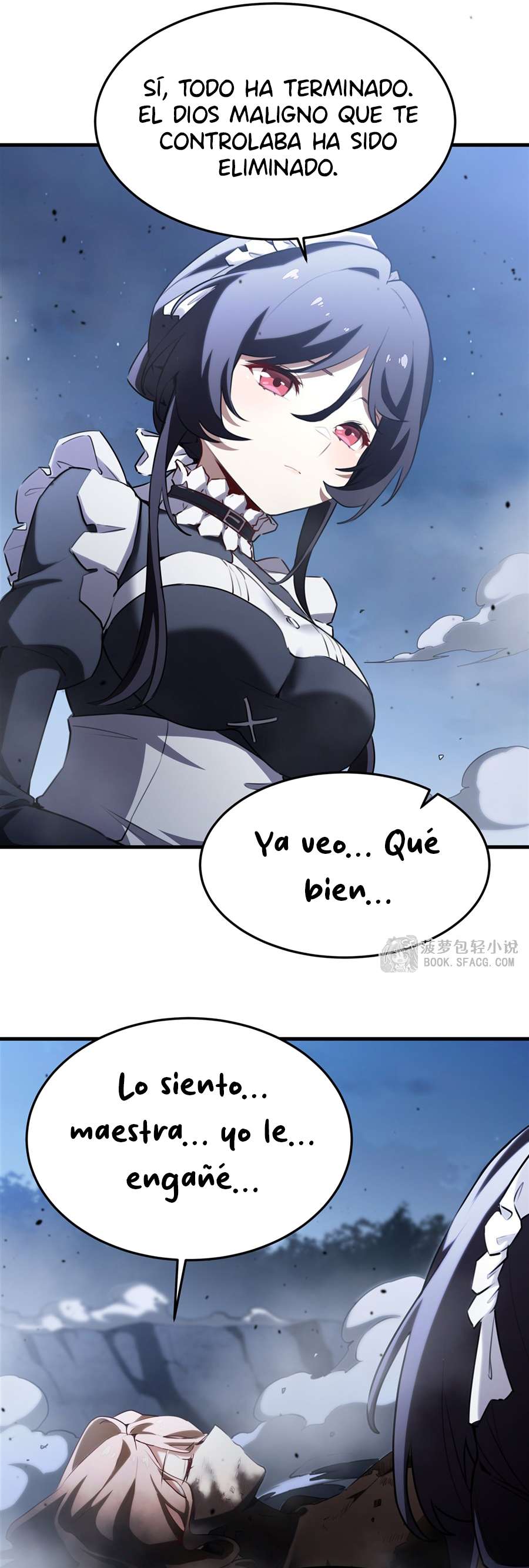El villano rubio de la novela de la protagonista femenina quiere ser feliz Capitulo 37 página 20