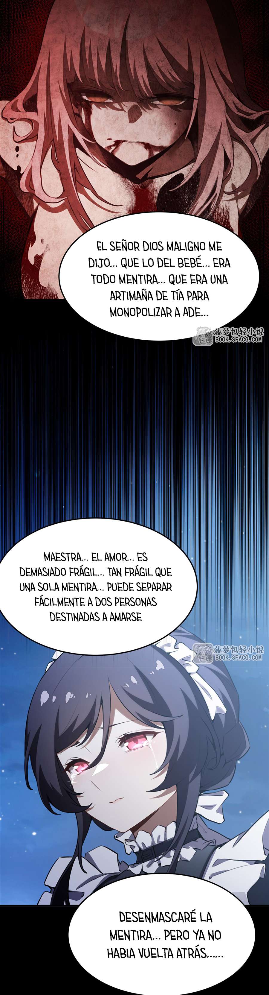 El villano rubio de la novela de la protagonista femenina quiere ser feliz Capitulo 37 página 29