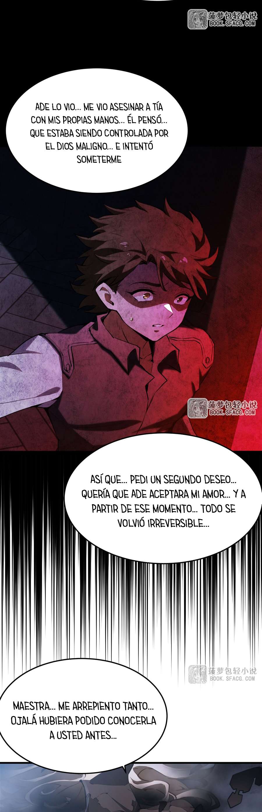 El villano rubio de la novela de la protagonista femenina quiere ser feliz Capitulo 37 página 30