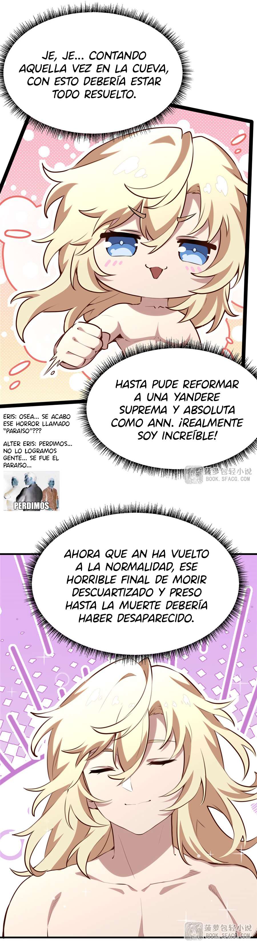 El villano rubio de la novela de la protagonista femenina quiere ser feliz Capitulo 38 página 21