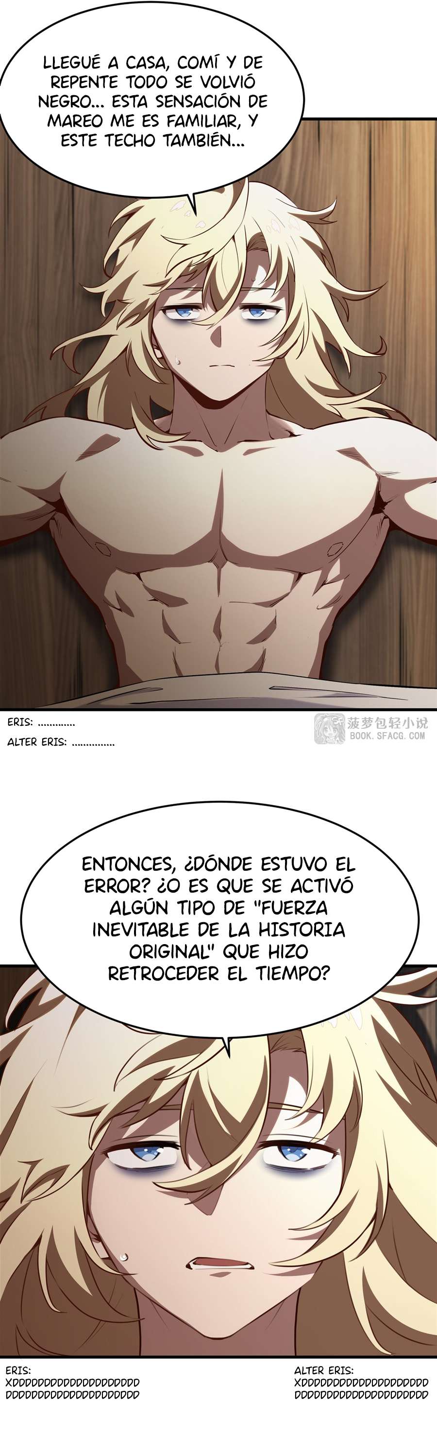 El villano rubio de la novela de la protagonista femenina quiere ser feliz Capitulo 38 página 23