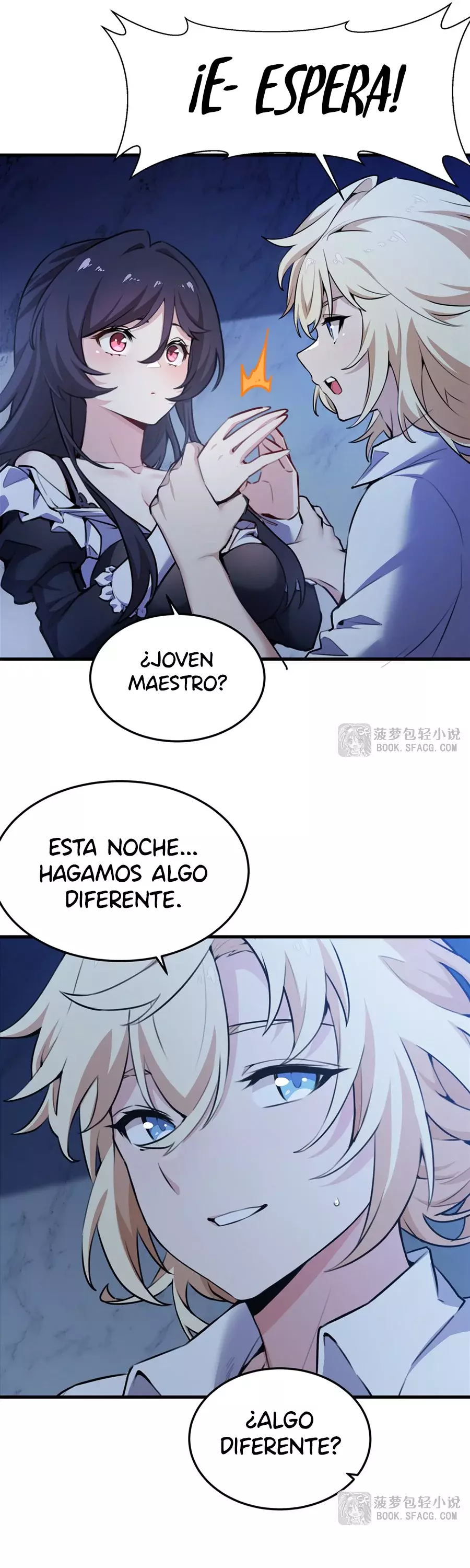 El villano rubio de la novela de la protagonista femenina quiere ser feliz Capitulo 39: Noche de Desvelo por el Cariño (sexo pues xd) página 26