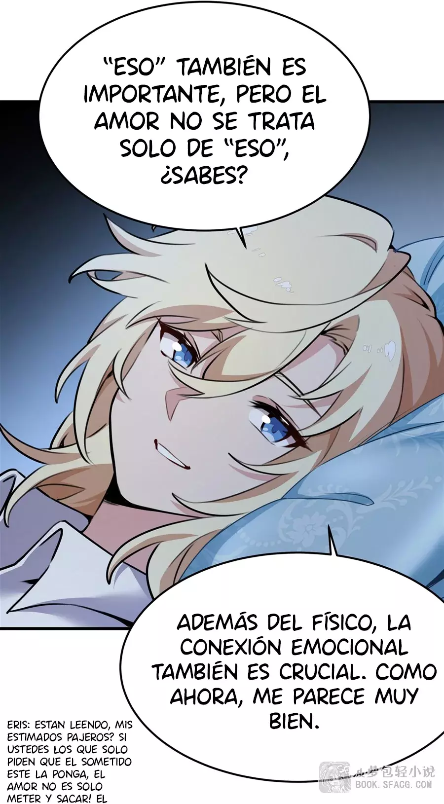 El villano rubio de la novela de la protagonista femenina quiere ser feliz Capitulo 39: Noche de Desvelo por el Cariño (sexo pues xd) página 28