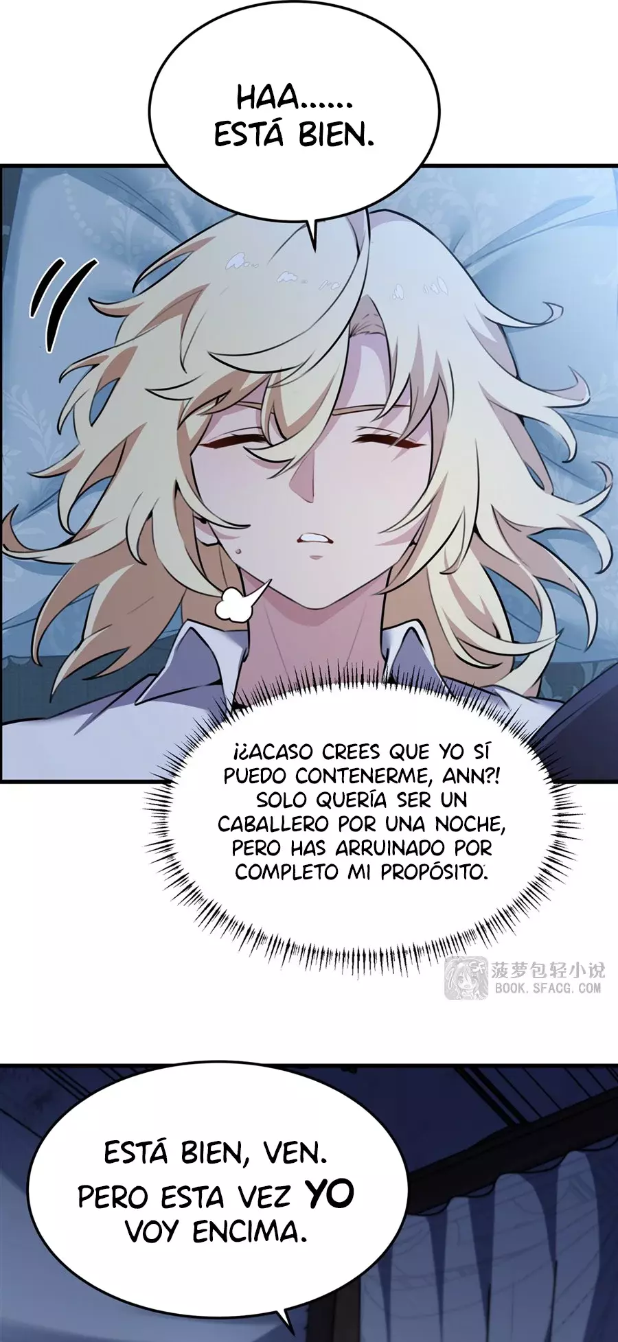 El villano rubio de la novela de la protagonista femenina quiere ser feliz Capitulo 39: Noche de Desvelo por el Cariño (sexo pues xd) página 33