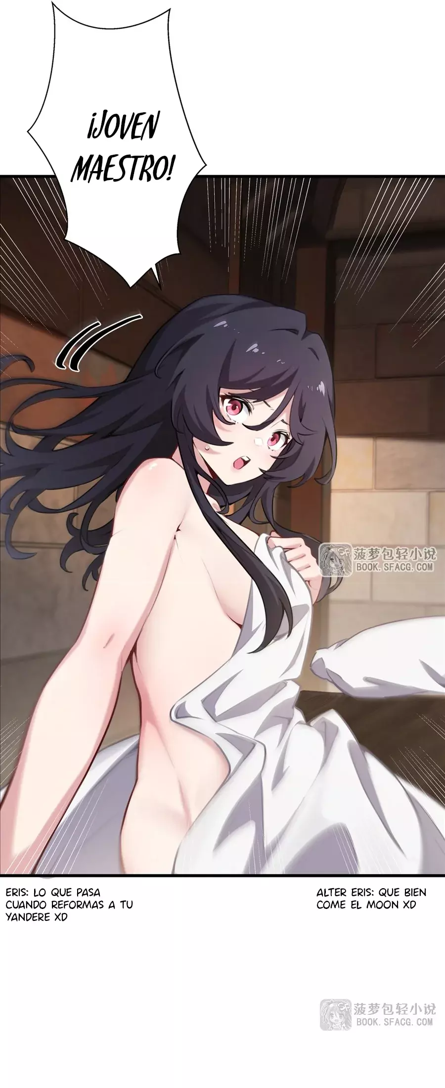 El villano rubio de la novela de la protagonista femenina quiere ser feliz Capitulo 39: Noche de Desvelo por el Cariño (sexo pues xd) página 4
