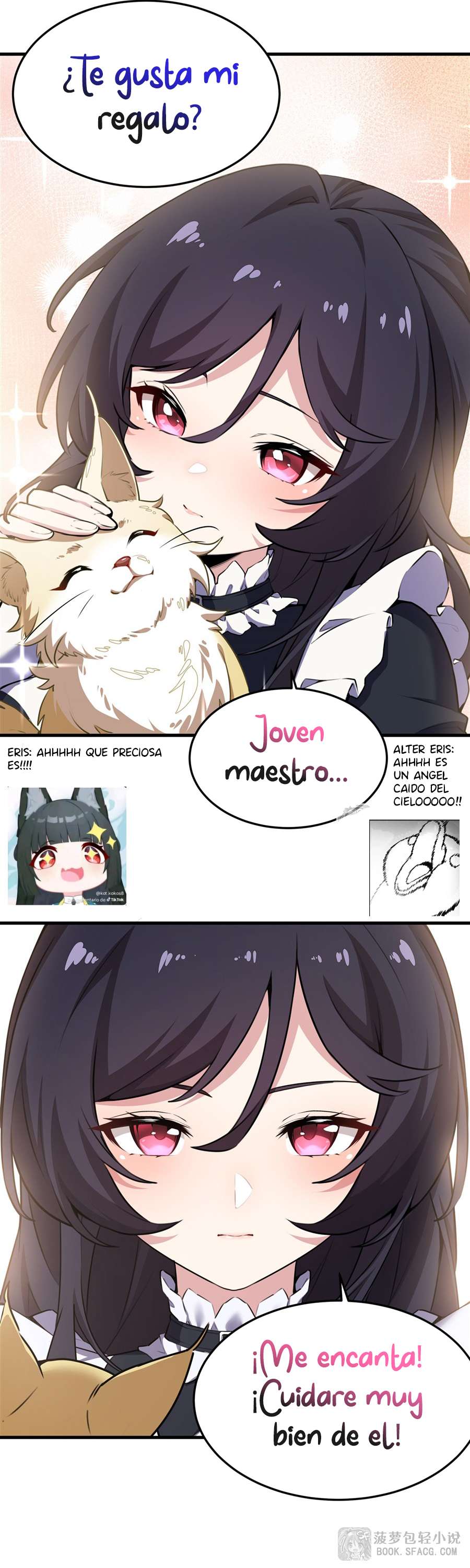 El villano rubio de la novela de la protagonista femenina quiere ser feliz Capitulo 39 página 20