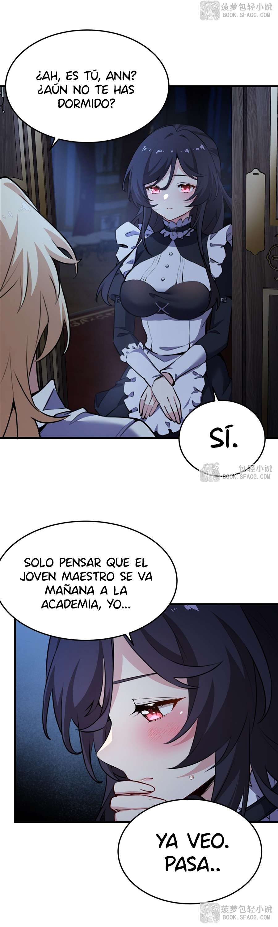 El villano rubio de la novela de la protagonista femenina quiere ser feliz Capitulo 39 página 23