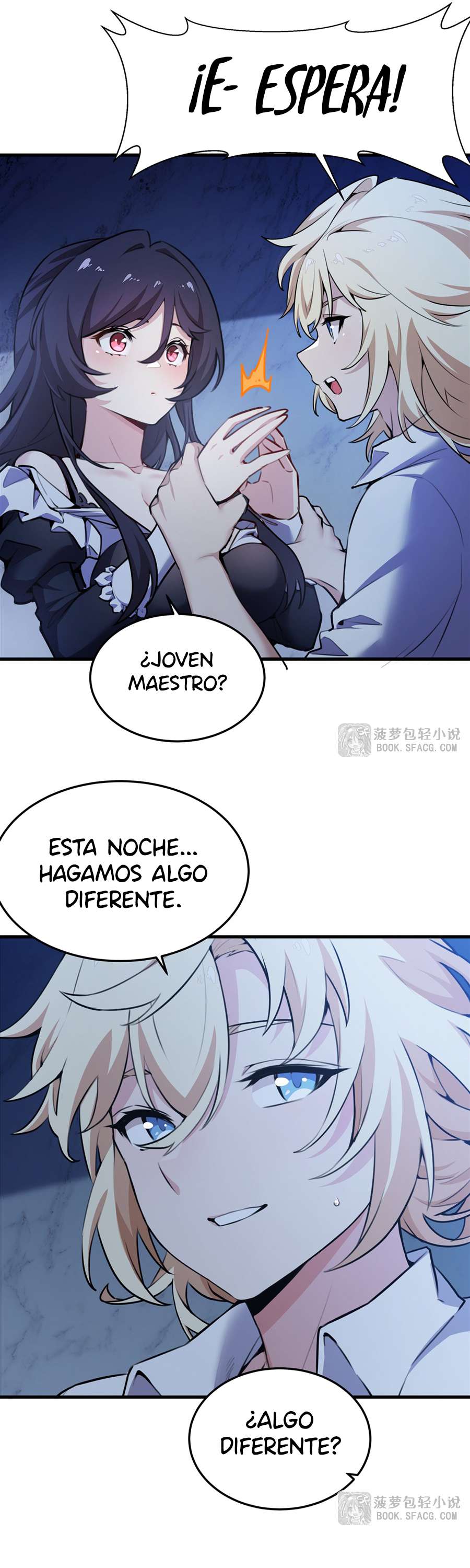 El villano rubio de la novela de la protagonista femenina quiere ser feliz Capitulo 39 página 26