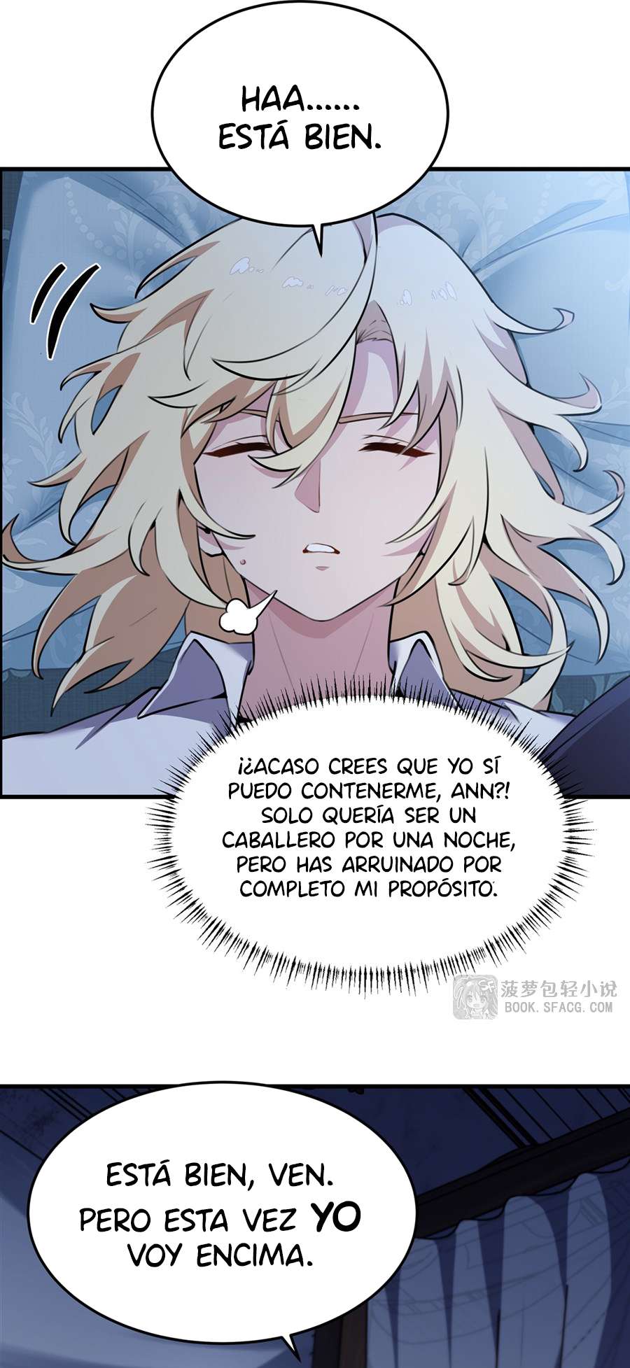El villano rubio de la novela de la protagonista femenina quiere ser feliz Capitulo 39 página 33