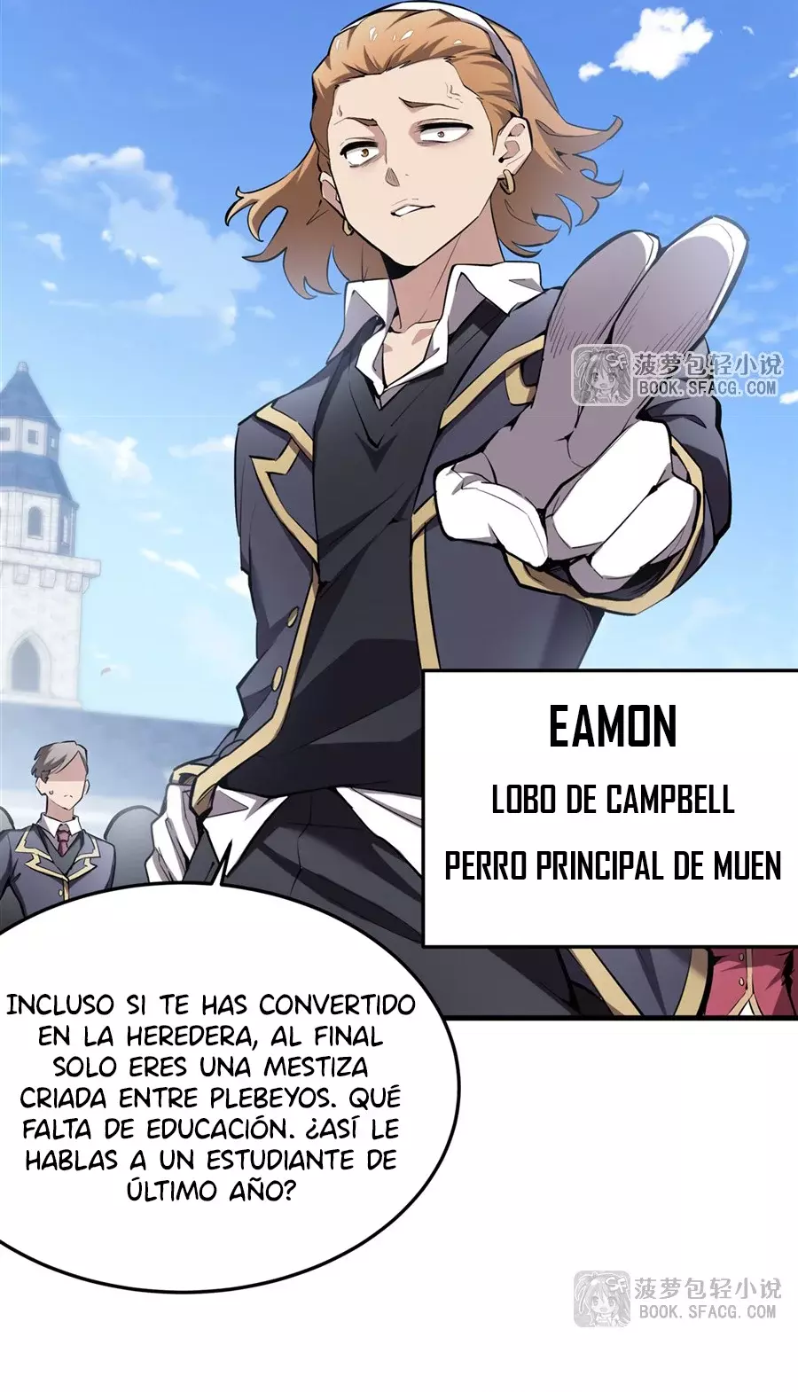 El villano rubio de la novela de la protagonista femenina quiere ser feliz Capitulo 40: Regreso a la Academia página 27