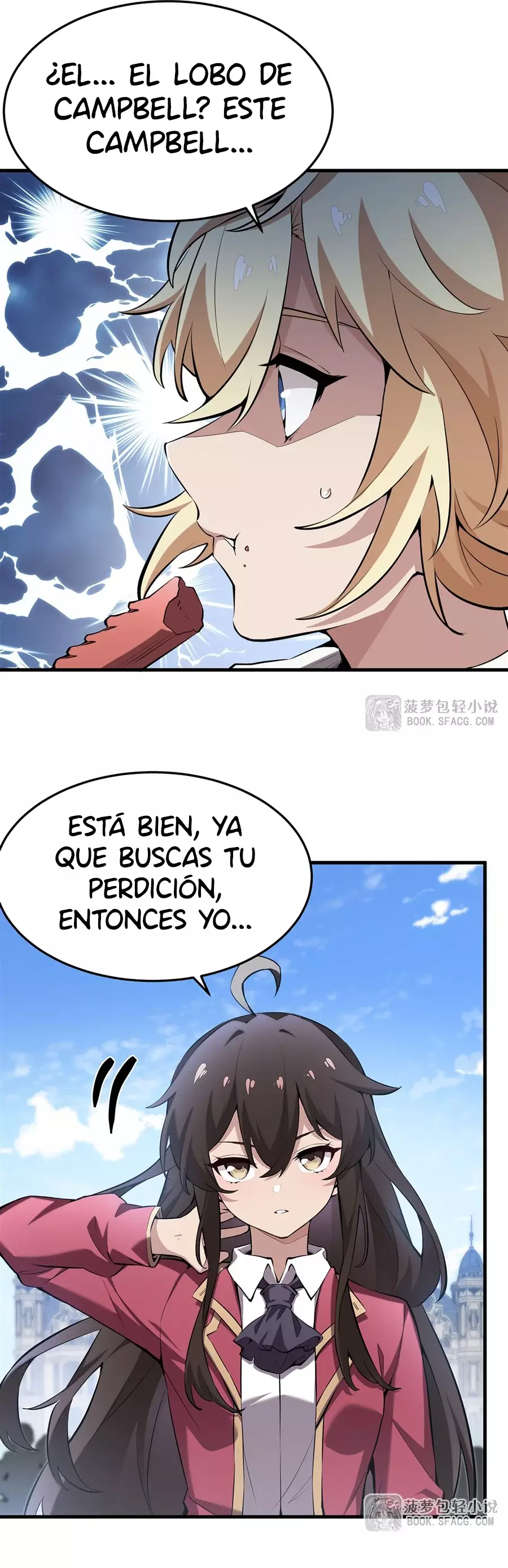 El villano rubio de la novela de la protagonista femenina quiere ser feliz Capitulo 40: Regreso a la Academia página 34