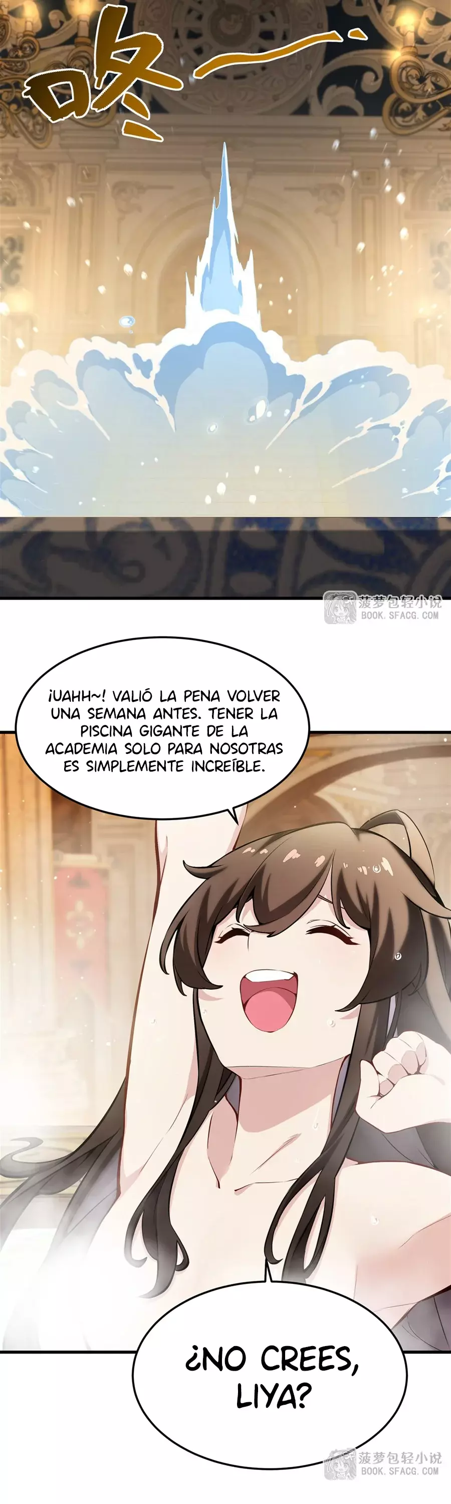 El villano rubio de la novela de la protagonista femenina quiere ser feliz Capitulo 40: Regreso a la Academia página 5