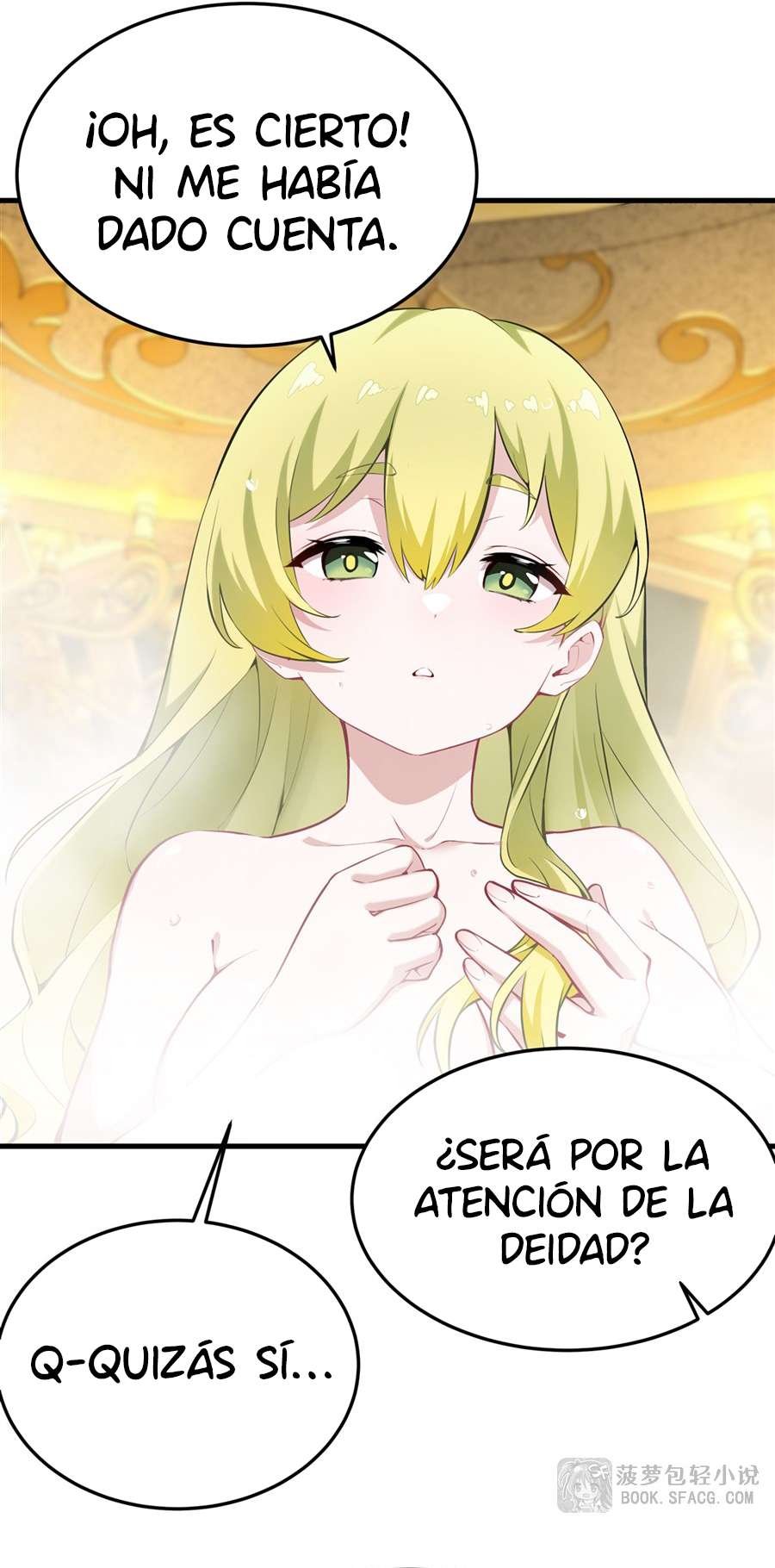 El villano rubio de la novela de la protagonista femenina quiere ser feliz Capitulo 40 página 10