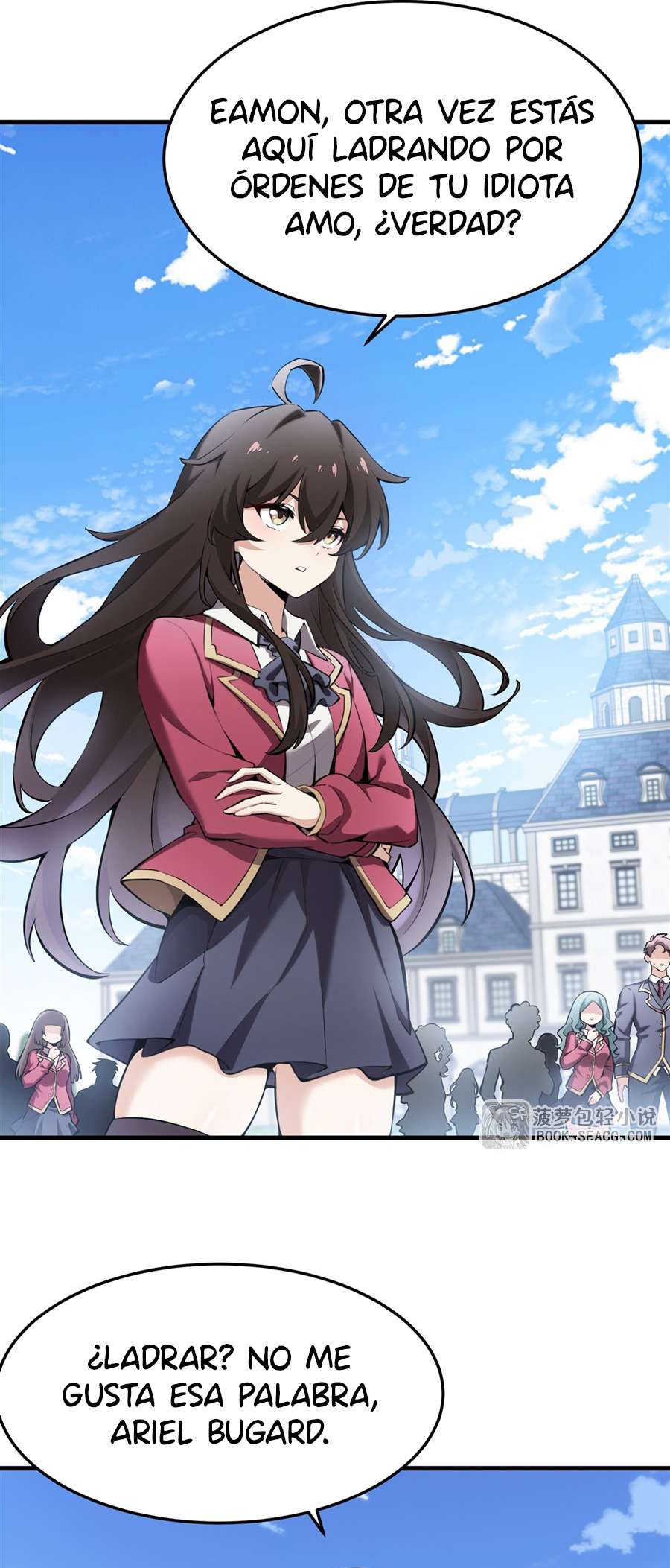 El villano rubio de la novela de la protagonista femenina quiere ser feliz Capitulo 40 página 26