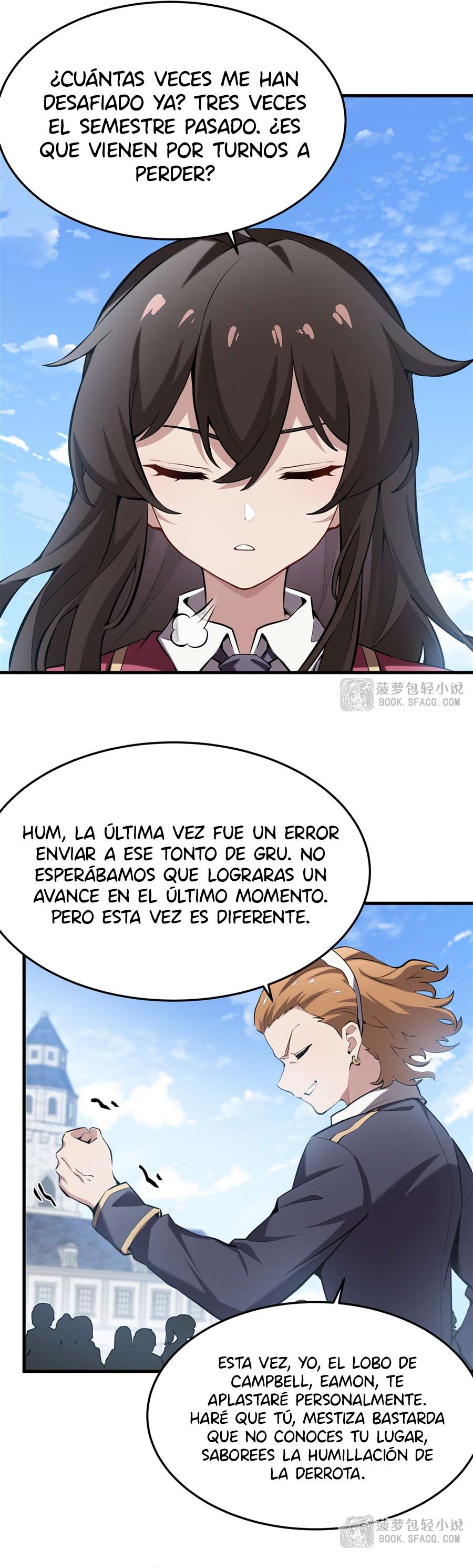 El villano rubio de la novela de la protagonista femenina quiere ser feliz Capitulo 40 página 33