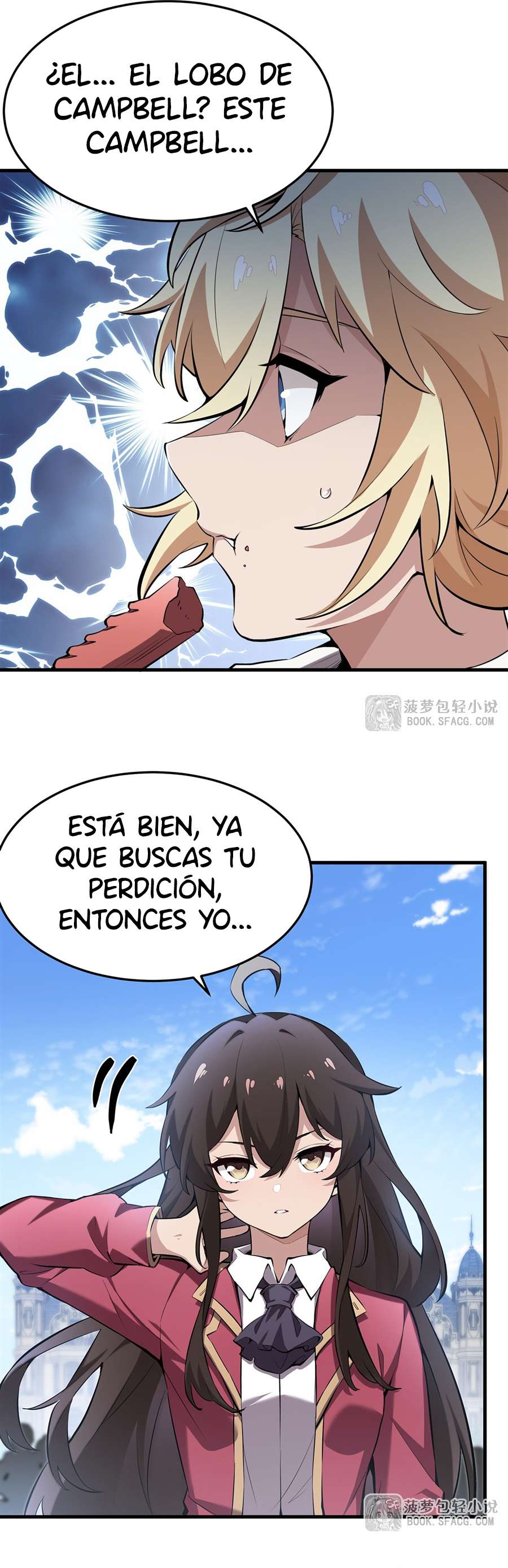 El villano rubio de la novela de la protagonista femenina quiere ser feliz Capitulo 40 página 34